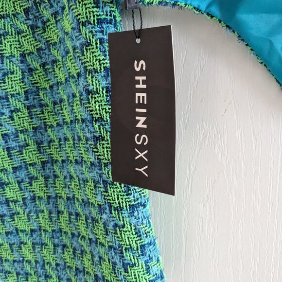 Shein SXY NWT 2pc. Tweed Skirt Set Sz S/M - Picture 8 of 8